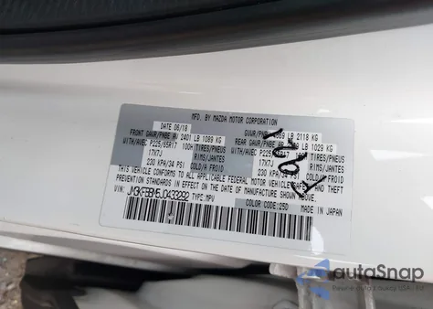 2018 Mazda Cx-5 Sport from USA, damaged, VIN JM3KFBBM5J0433292